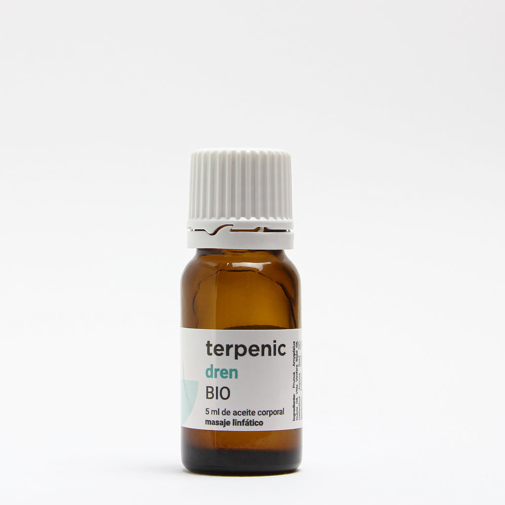 Terpenic dren lymphatic drainage massage oil 5ml sample bottle