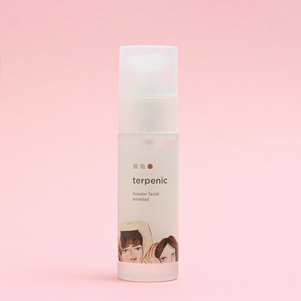 Terpenic Facial Booster Serum with pump applicator