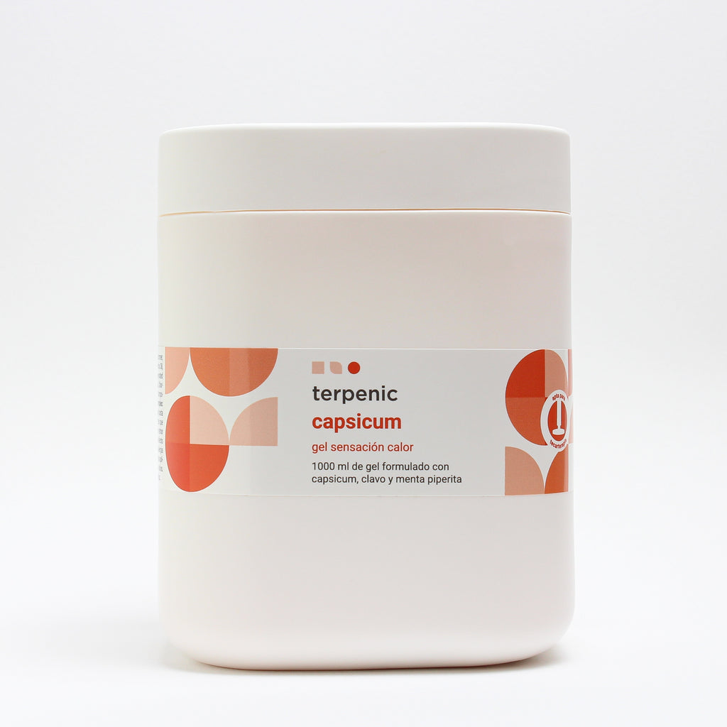 terpenic capsicum gel 1000 ml package - warming body gel targeting muscle and joint aches