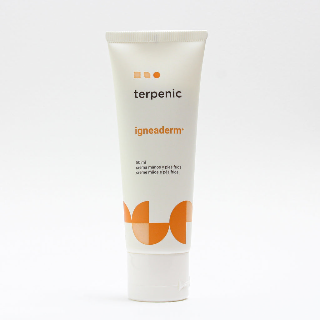 terpenic igneaderm hand and feet organic cream 50 ml tube