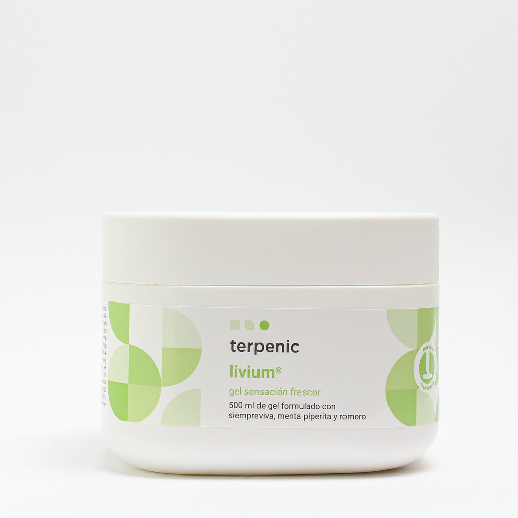Terpenic Livium Fast absorbing cooling gel 500ml package