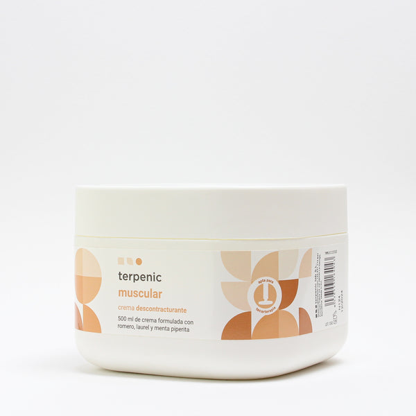 Terpenic Muscular Cream - Relaxes and restores contracted and overtrained muscles 500 ml front